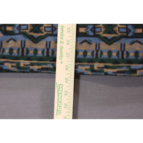 Columbia Steens Mountain Printed Fleece Jacket Beige Aztec Print Mens Full Zip L - Picture 7 of 10